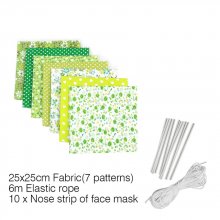 Maskenmaterial-Set Grün