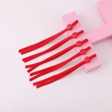 10 elastische Bänder rote Schnur mit verstellbarer Schnalle Befestigung für Masken...
