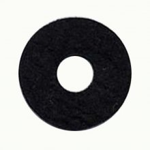 Donut Filz 40 mm Schwarz x1