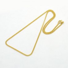 Halskette Nr. 14 aus Edelstahl 50 cm Vergoldet