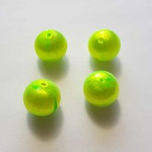Perlen gewebter Faden 15 mm Fluo Grün