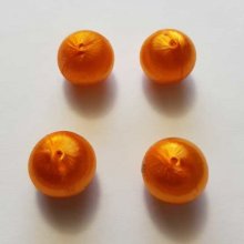 Perle gewebter Faden 15 mm Orange