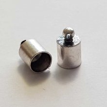 Embout à coller N°25 Argent 10 x 6 mm