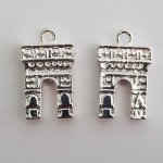 Arc de Triomphe Charm x 10 Stück