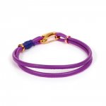 Europäisches Armband Double Uni Violett