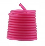 1 Meter Pvc Hohlschnur 6,5 mm Fushia Mittel