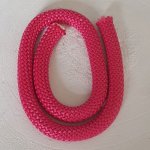 40 cm Kletterseil rund 10 mm Fushia