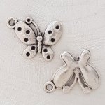 Schmetterling Charm Nr. 14 Silber