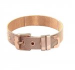 Armband Edelstahl 10 mm Roségold