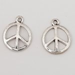 Peace & Love Charm N°03 Silber 