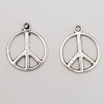 Peace & Love Charm N°05 Silber 