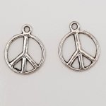 Peace & Love Charm Nr. 07 Silber