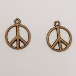 Peace & Love Charm Nr. 07 Bronze