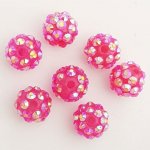 Acrylperle und Strass 10 mm Shamballa-Stil Nr. 02