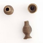 Coupelle Cone calotte Spirale N°10 Bronze.