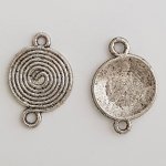 Spiralförmiger Rundsteckverbinder Nr. 01 Silber