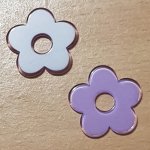 Synthetische Blume 27 mm Malve