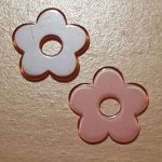 Synthetische Blume 27 mm Rosa