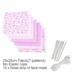 Maskenmaterial-Set Rose