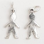 Kinder Charm Nr. 49 Jungen Silber