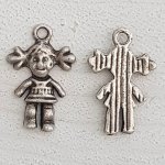 Kinder Charm Nr. 57 Mädchen Silber