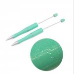 Perlendekorationsstift Mint Grün Glitter zum Anpassen x 1 Stück