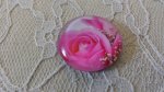 runder Glas-Cabochon 20mm Blume 01-037 