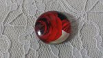 runder Glas-Cabochon 20mm Blume 01-027 