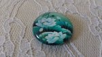 runder Glas-Cabochon 25mm Blume 01-036 