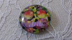 cabochon rund glas 25mm schnurrbart 040 