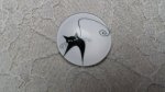 runder Glas-Cabochon 25mm Katze 019 