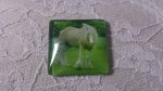 quadratischer Glas-Cabochon 30mm 010 