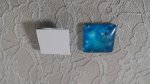 quadratischer Glas-Cabochon 25mm 019 