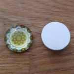 cabochon rond en verre 18mm divers 024