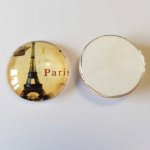 cabochon rond en verre 20mm divers 040