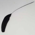 Plume 16 cm N°02 Noir