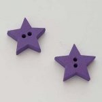 Bouton bois Etoile Violet N°02-01