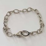 Bracelet Argent maille ovale de 20 cm