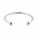 Bracelet Rigide Acier Inoxydable N°10 Argent