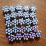 Lot de 25 Perles fleurs N°02