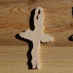 Figurine danseuse 3mm Massivholz handgefertigt Verschönerung Scrapbooking Tanz