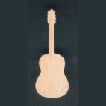 Figurine Gitarre aus Holz
