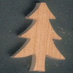 Figurine sapin en bois theme foret, nature,montagne