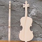 Figurine Violoncello lg 9cm ep 3mm