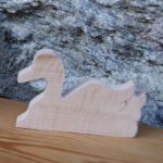 marke platz schwan theme natur massives handgefertigtes buchenholz