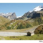 Postkarte Der See von La Gliere, Champagny en vanoise im Sommer