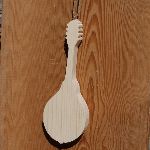 Mandoline aus Massivholz ht15cm, Dekoration musikalische Hochzeit Geschenk Musiker handgefertigt
