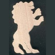 Figurine Löwe aus Holz