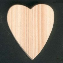 Holzherz 5 x 5.5 cm Valentinstag