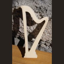 Harfe aus Holz 15cm